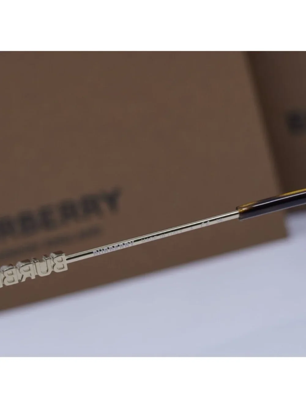 Burberry BE1376 1340 Cat Eye Eyeglasses 55mm - Light Gold